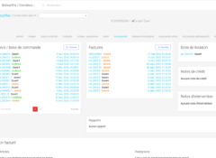 Liste des documents d'un projet