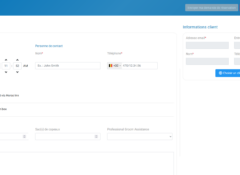 Créer une réservation